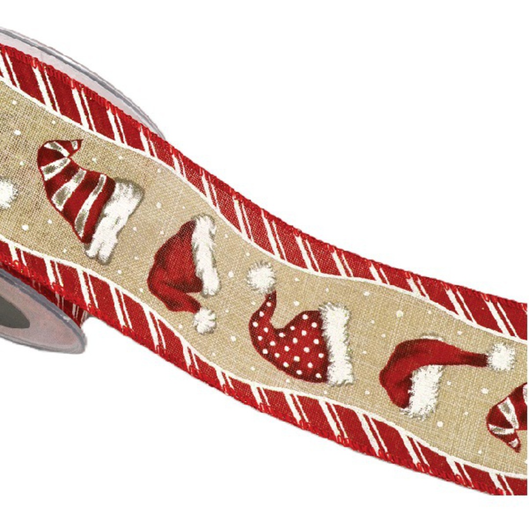 Ribbon 9mt, 67mm Scandi Santa Hats *ETA Nov image 0